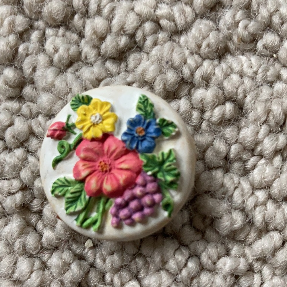 Floral 🌺 Button Covers - Picture 3 of 6